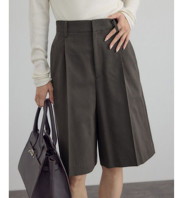 SALON adam et rope'「【WEB限定】エフォートレスハーフパンツ」|チノ|