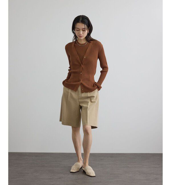 SALON adam et rope'「【WEB限定】エフォートレスハーフパンツ」|チノ|