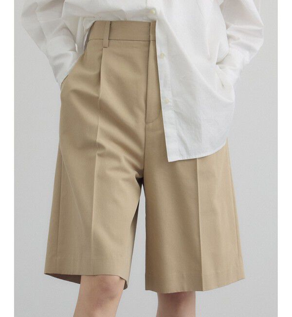 SALON adam et rope'「【WEB限定】エフォートレスハーフパンツ」|チノ|ベージュ(27)