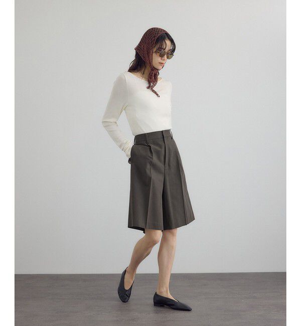 SALON adam et rope'「【WEB限定】エフォートレスハーフパンツ」|チノ|