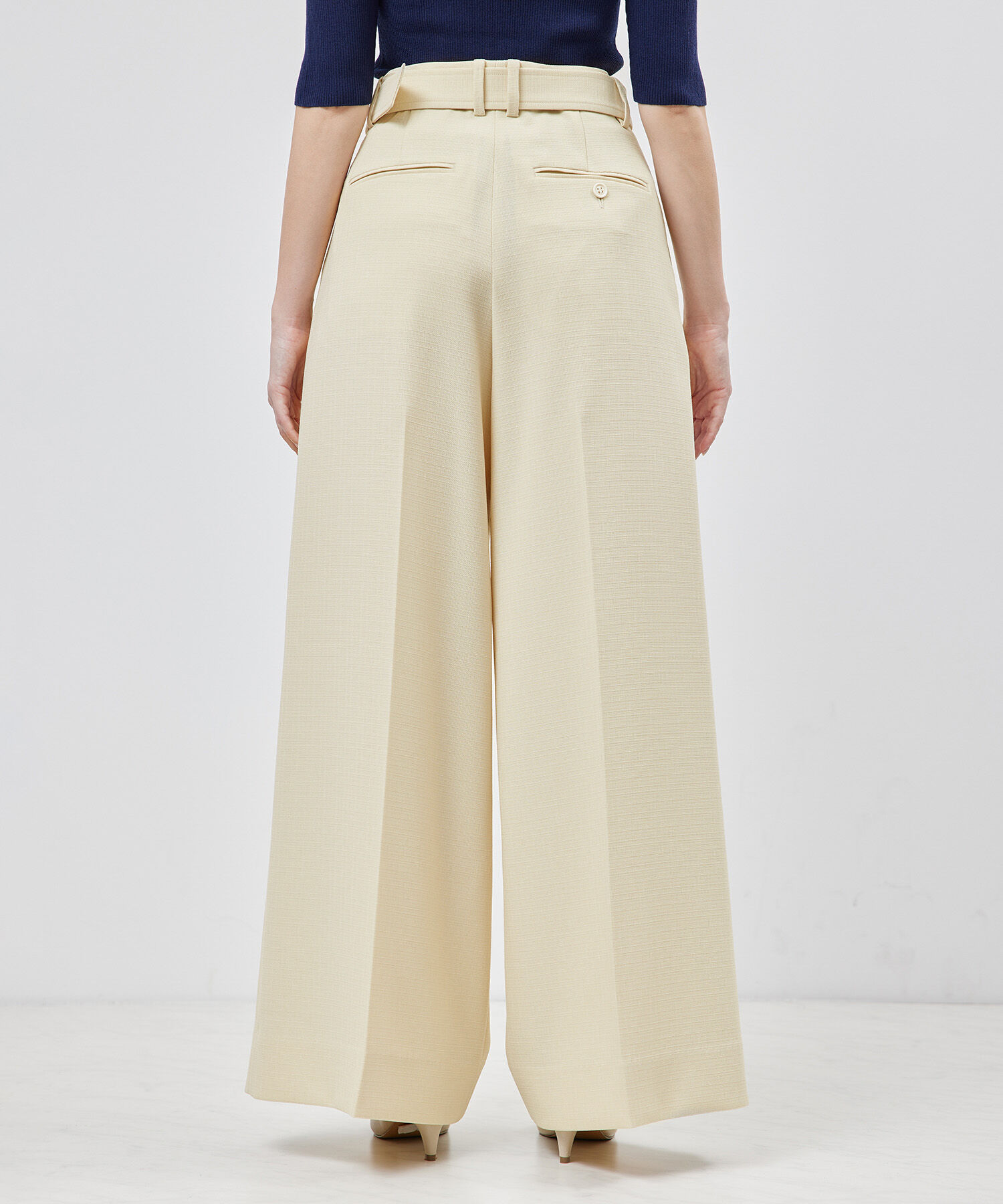 ROPE「タックワイドパンツ（ラメ/無地）【セットアップ対応】【雑誌掲載】【メディア掲載】」|その他|