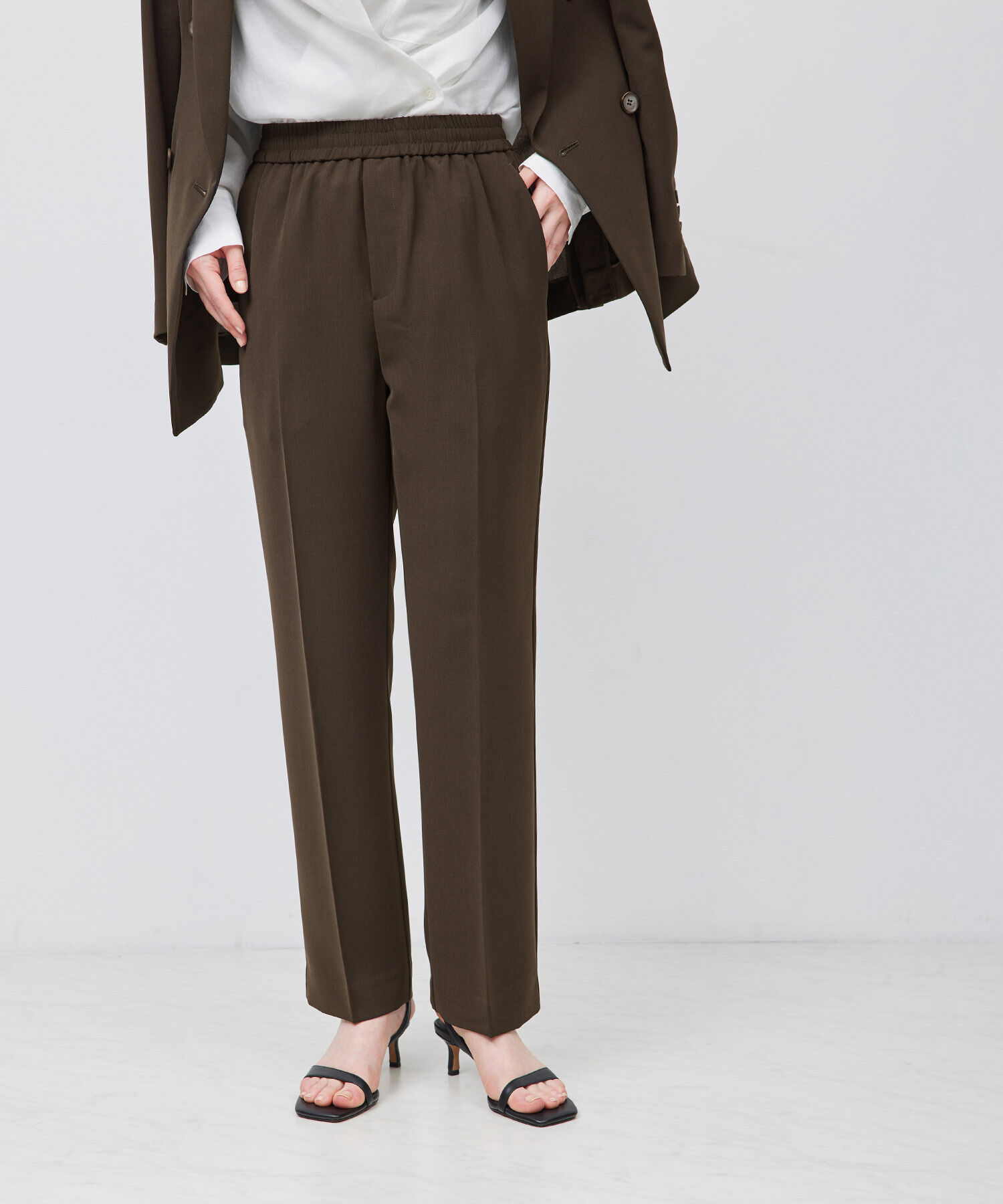 ROPE「ドロストストレートイージーパンツ/セットアップ対応【メディア掲載】」|その他|