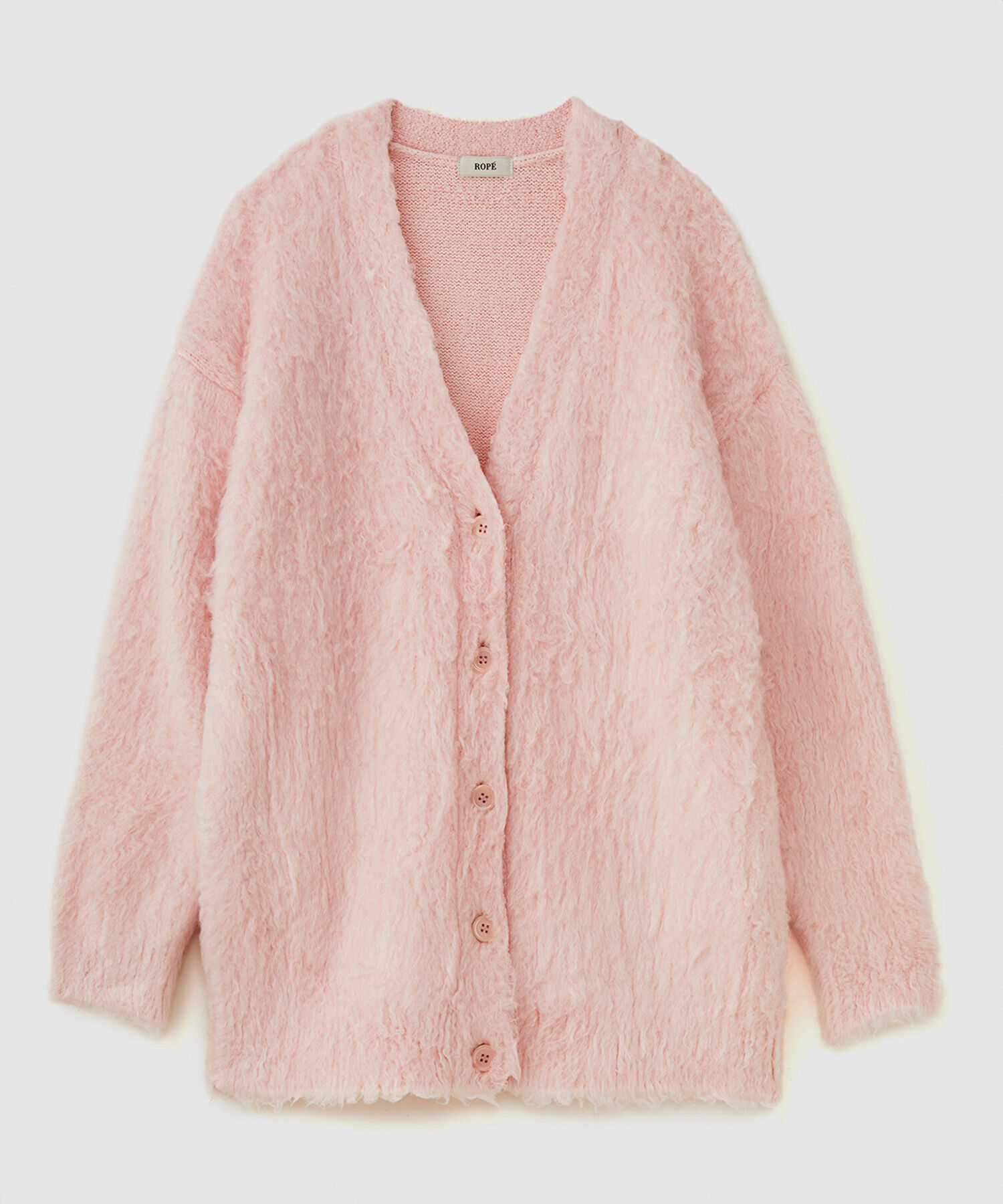 ROPE「シルクシャギーカーディガン/セットアップ対応」|カーディガン|