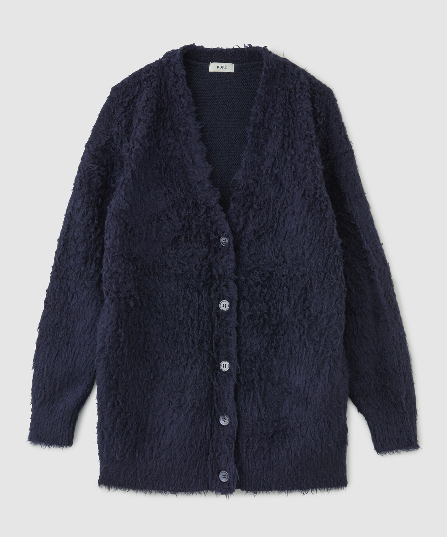 ROPE「シルクシャギーカーディガン/セットアップ対応」|カーディガン|