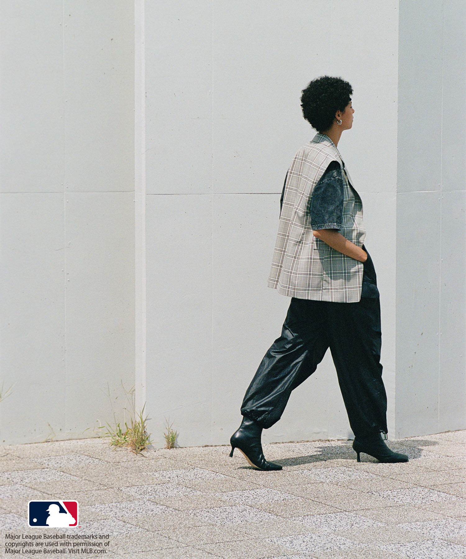 ROPE「【MLB COLLECTION BY JUN】ナイロンパラシュートパンツ」|カーゴ|