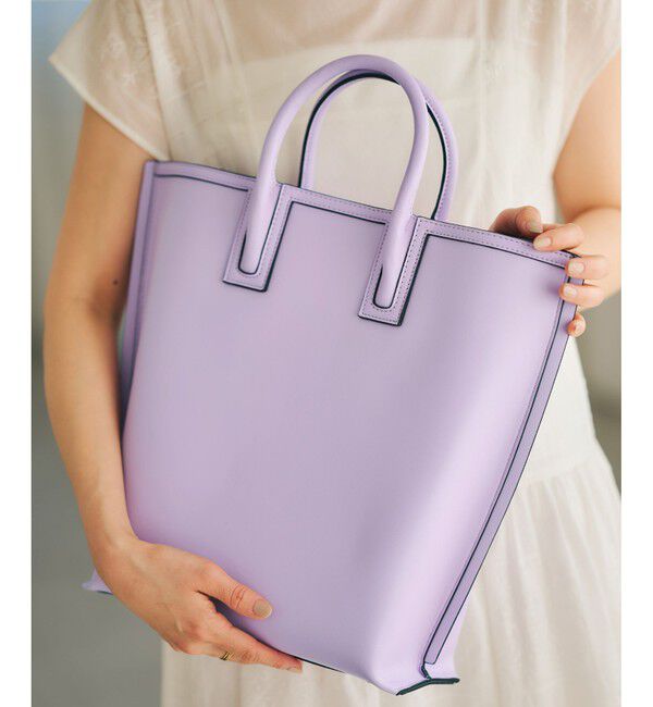 ROPE「【E'POR】Ree BAG Large【通勤】【A4対応】【25SS】」|トートバッグ|ラベンダー(52)