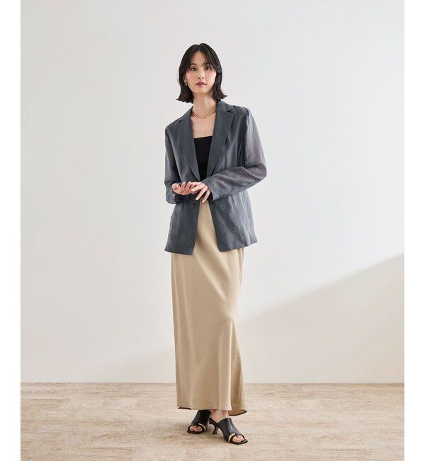 ROPE「シアーライトジャケット/イージーケア」|テーラードジャケット|