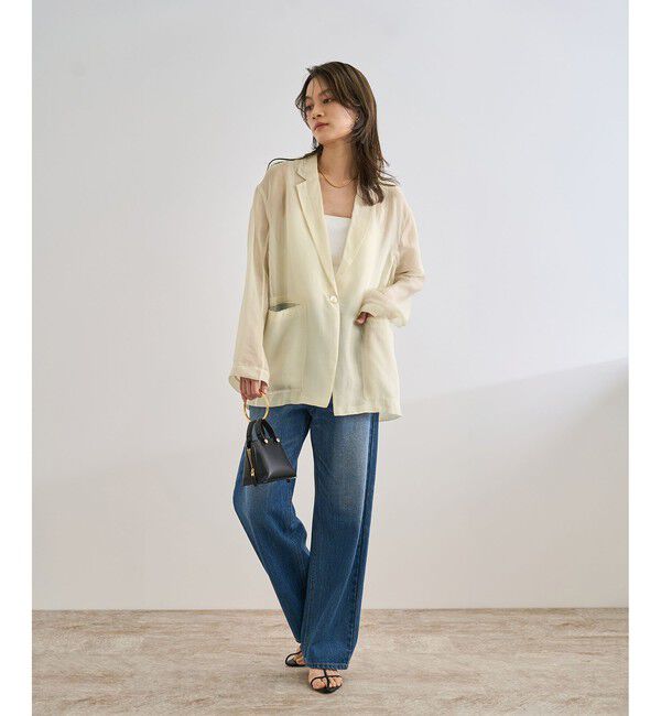 ROPE「シアーライトジャケット/イージーケア」|テーラードジャケット|