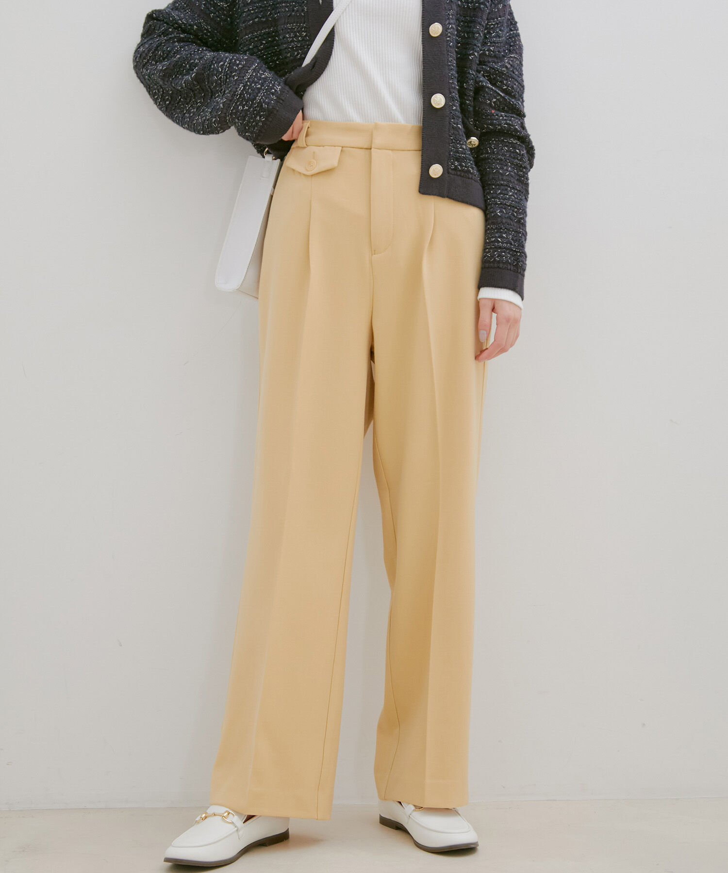 VIS「【HOT BEAUTY STRETCH】【洗える】ストレートパンツ」|その他|