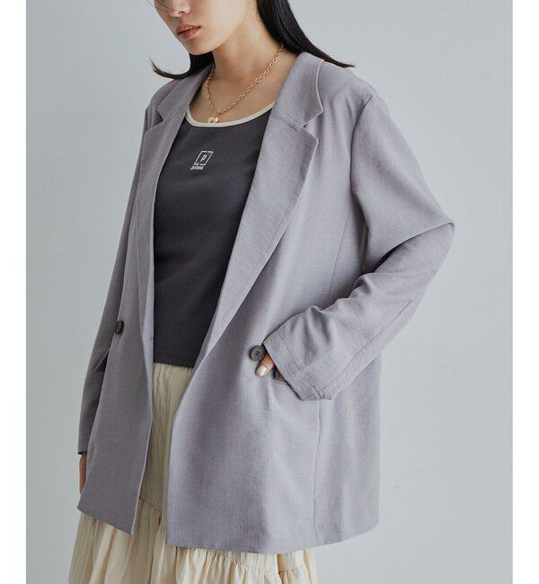 VIS「美easyテーラードジャケット【洗える】」|テーラードジャケット|