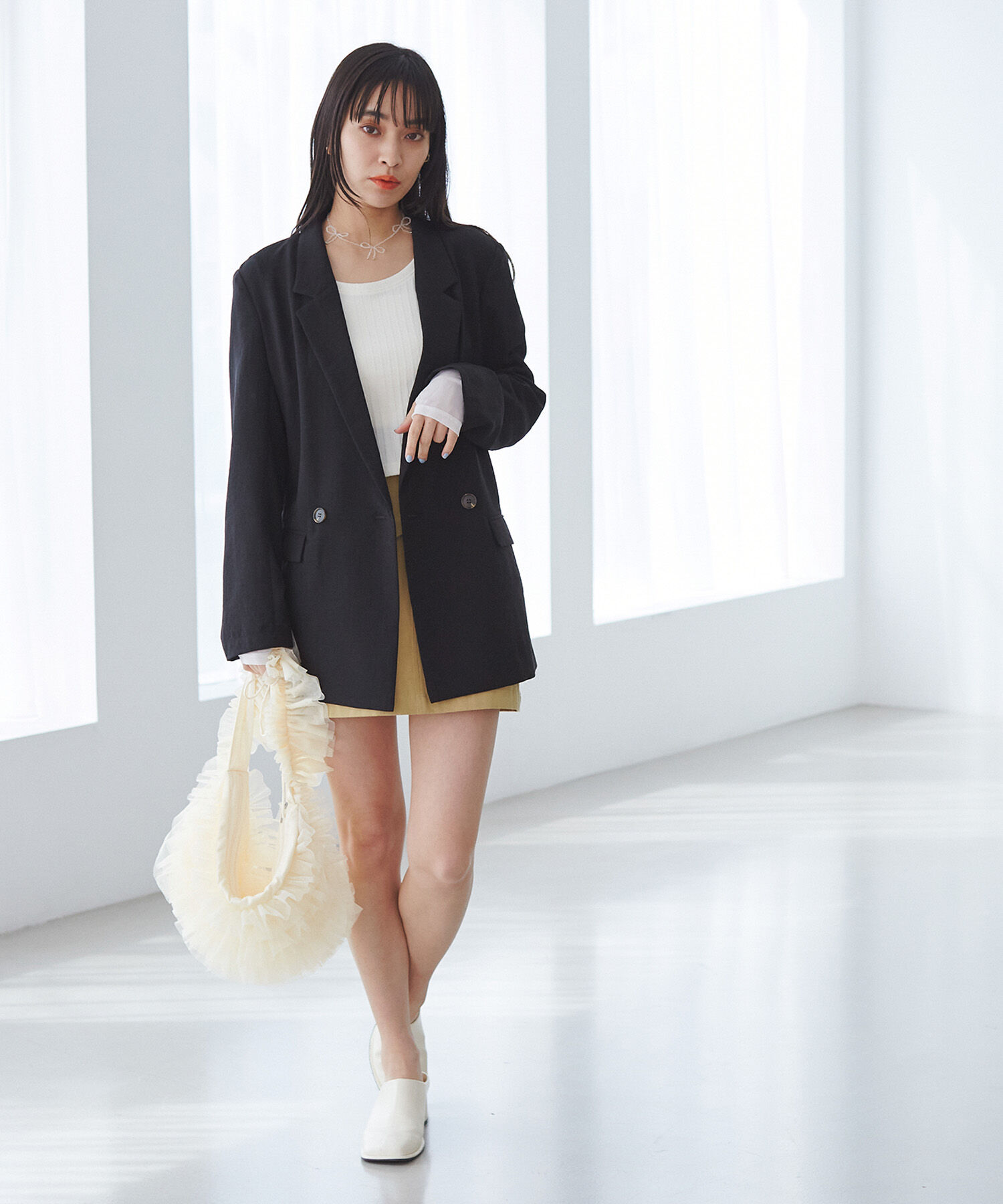 VIS「美easyテーラードジャケット【洗える】」|テーラードジャケット|