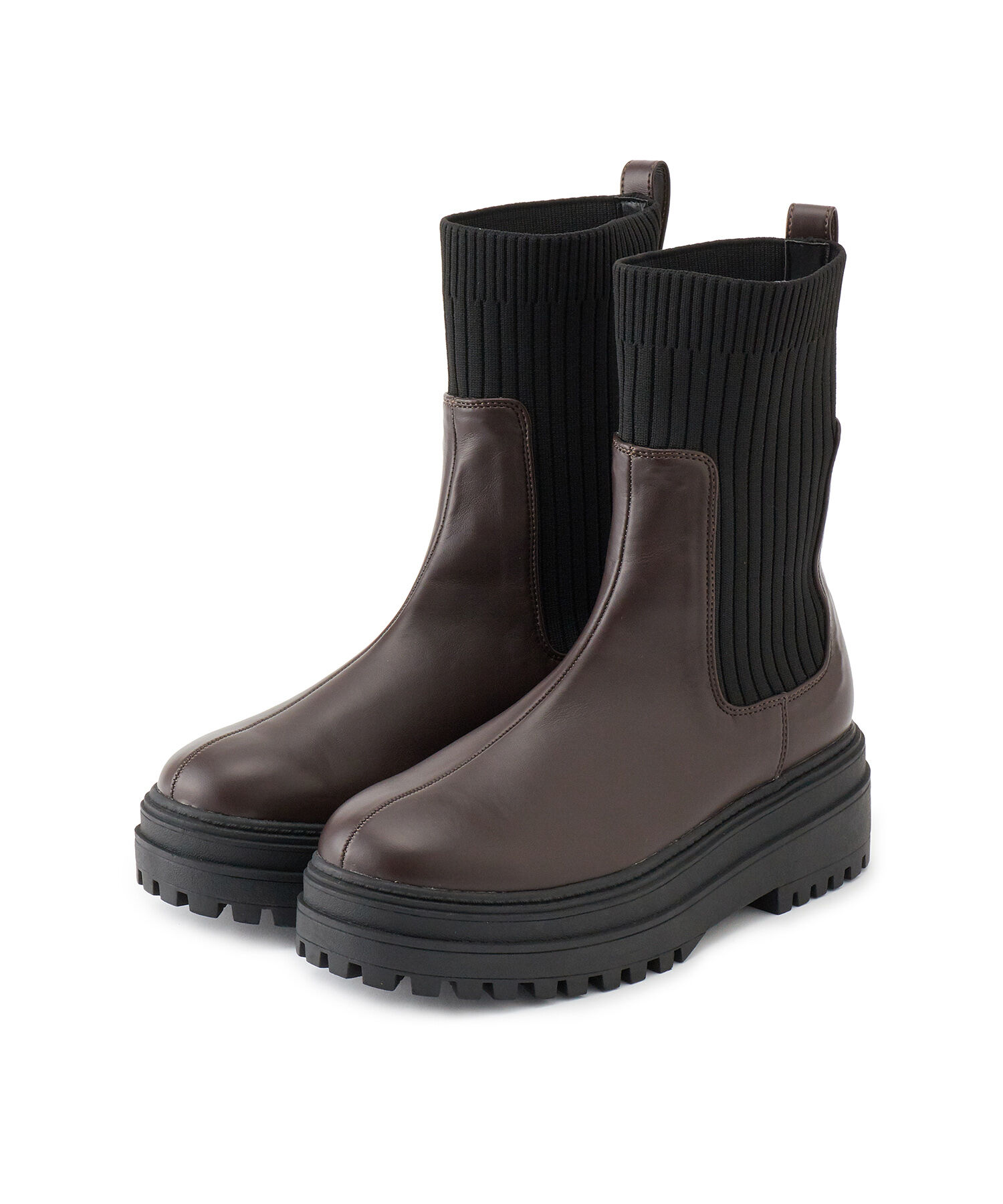 Juze「タンクソールサイドニットブーツ」|その他|