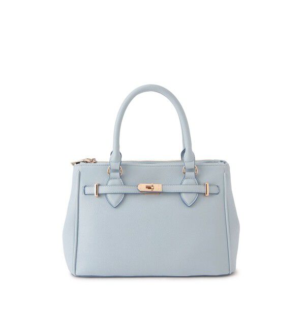 VIS「【新色追加】【2WAY】フロント金具3層トートバッグ」|ショルダー・メッセンジャー|