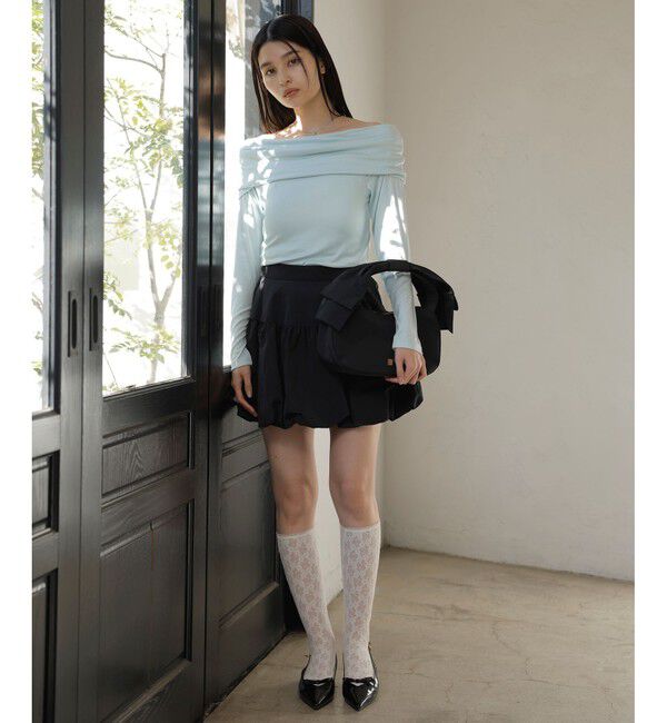 VIS「【洗える】バルーンミニスカート」|スカート|