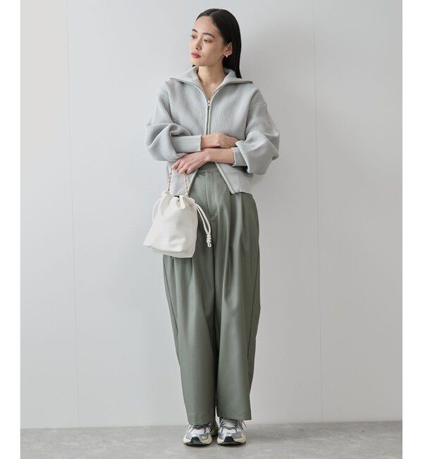 VIS「Wジップハイネックニットカーディガン」|カーディガン|