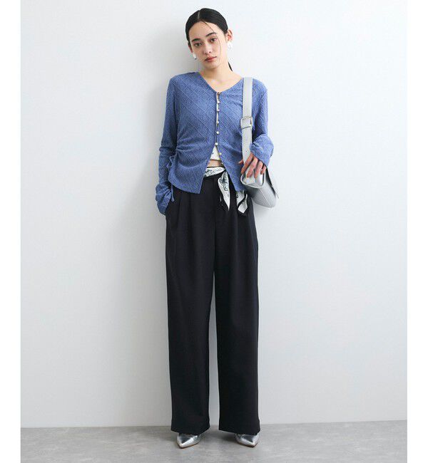 VIS「【洗える/防シワ】チノライクグルカワイドパンツ」|チノ|