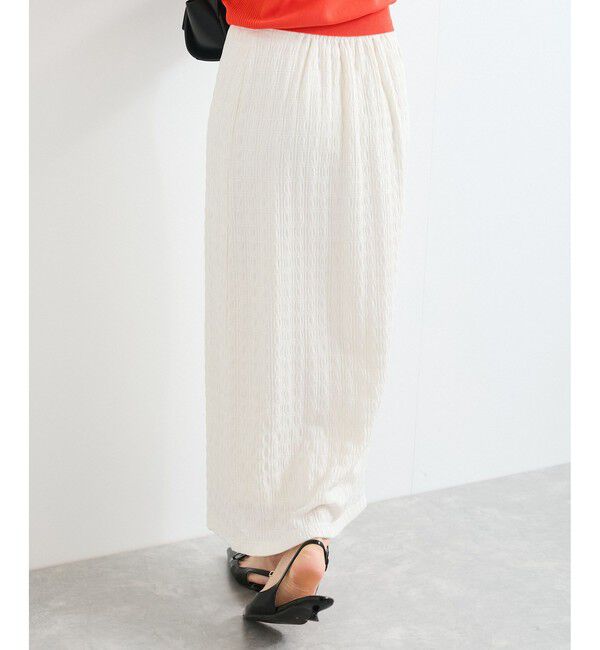 VIS「【新色追加】【接触冷感】膨れジャガードナロースカート」|スカート|