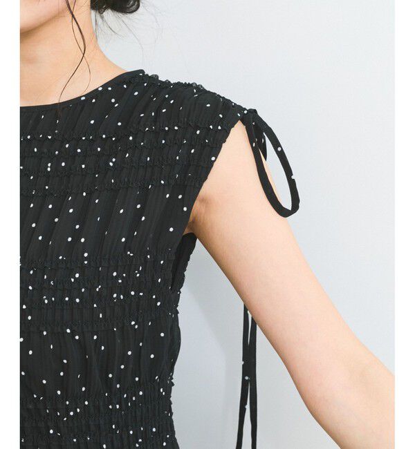 VIS「プリーツシアーシャーリングブラウス」|シャツ・ブラウス|