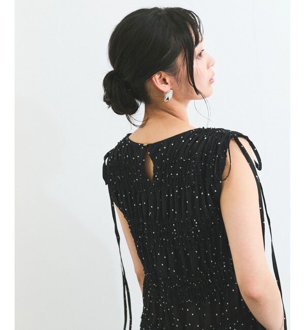 VIS「プリーツシアーシャーリングブラウス」|シャツ・ブラウス|