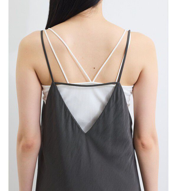 VIS「バイヤス仕立てナローキャミワンピース」|ワンピース|