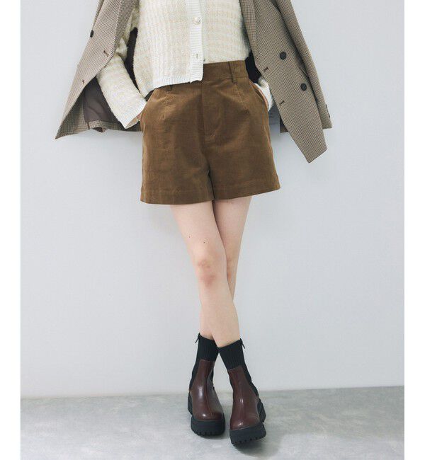 VIS「フロッキーグルカショートパンツ」|チノ|ベージュ系(28)