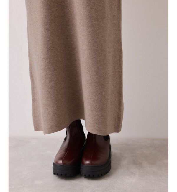 VIS「ポロケーブルモチモチニットワンピース」|ワンピース|