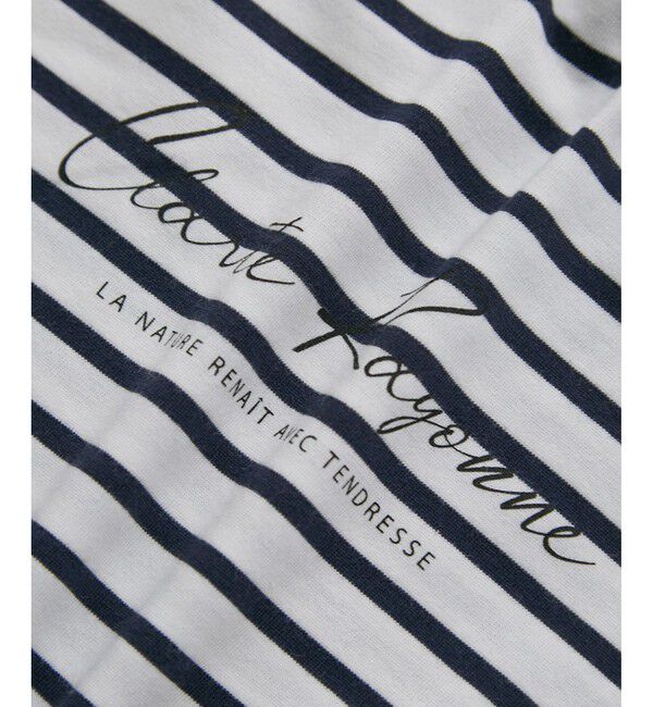 Rope&rsquo;Picnic「【UVカット・汗染み加工・接触冷感】手描き風ロゴプリントTシャツ」|Tシャツ・カットソー|
