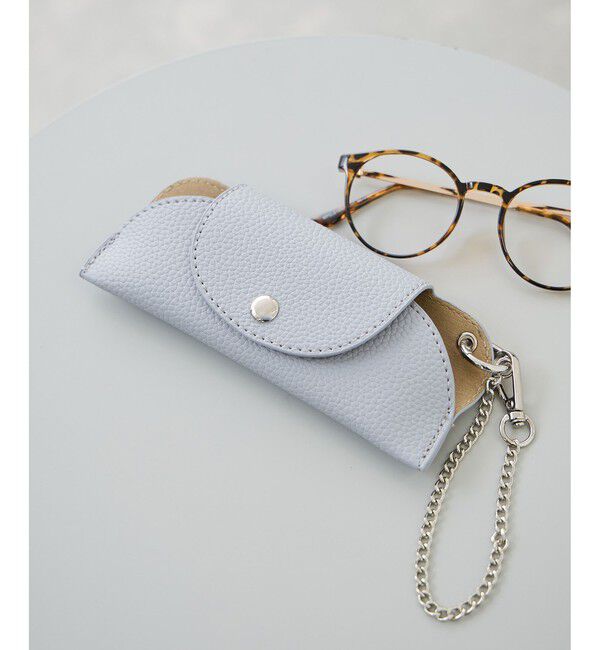 ROPE PICNIC PASSAGE「バッグチェーン付きアイウェアホルダー」|チャーム・キーホルダー|サックス(48)