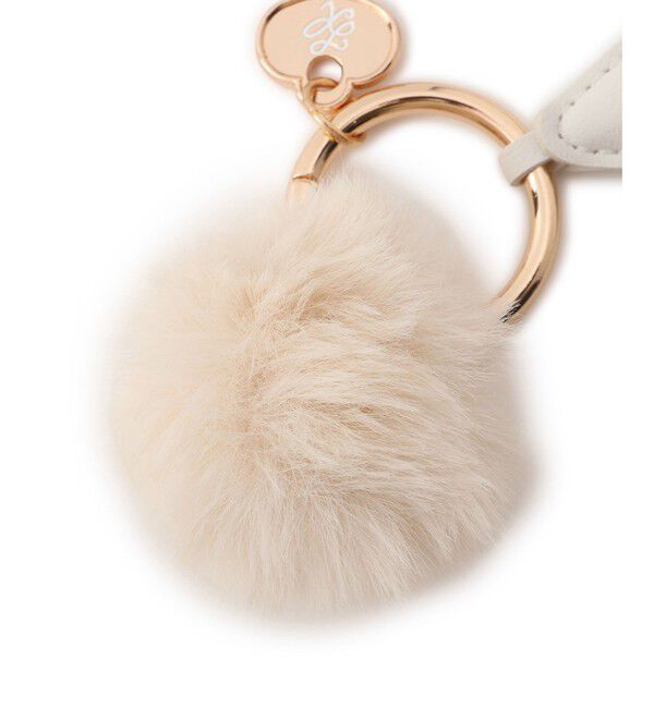 ROPE PICNIC PASSAGE「フェイクファー付きバッグチャーム」|チャーム・キーホルダー|