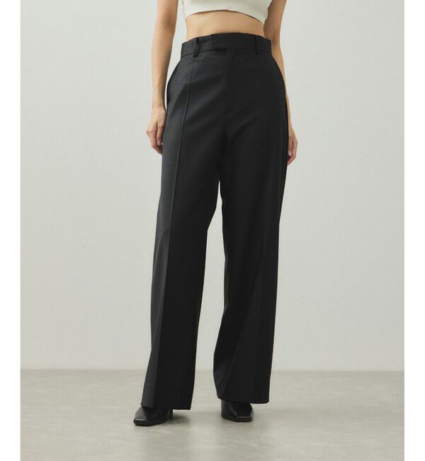 ADAM ET ROPE'「【EMOELLE】センタープレススラックス」|スラックス|