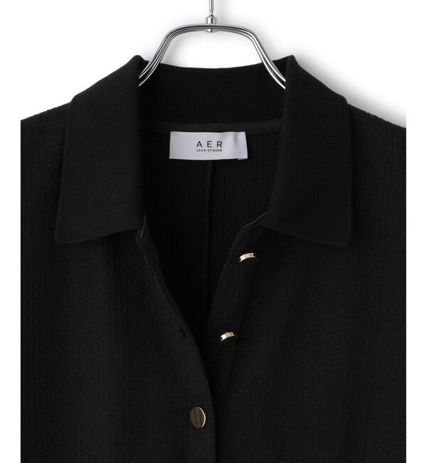 ADAM ET ROPE'「【WEB限定】ハーフスリーブポロシャツワンピース」|ワンピース|