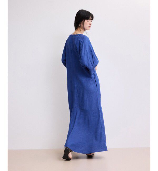 ADAM ET ROPE'「【WEB限定】リネンボリュームスリーブワンピース」|ワンピース|