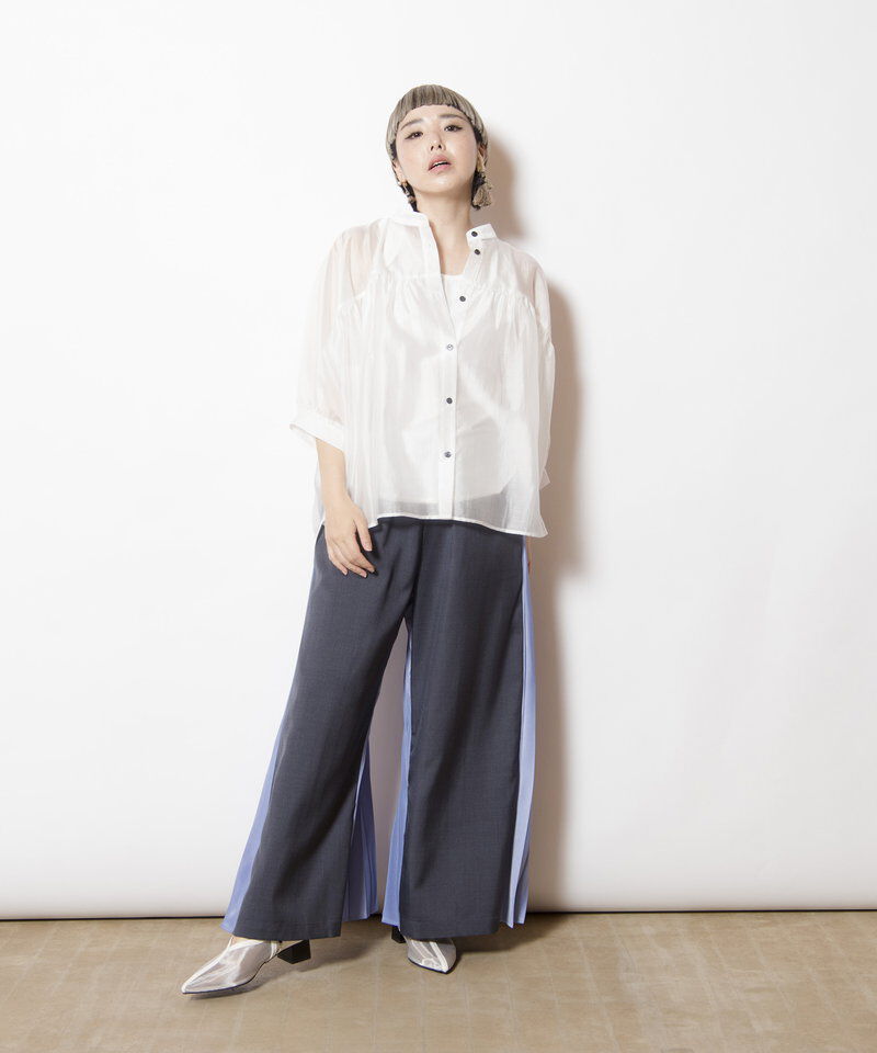  「シアードルマンギャザーブラウス」|シャツ・ブラウス|