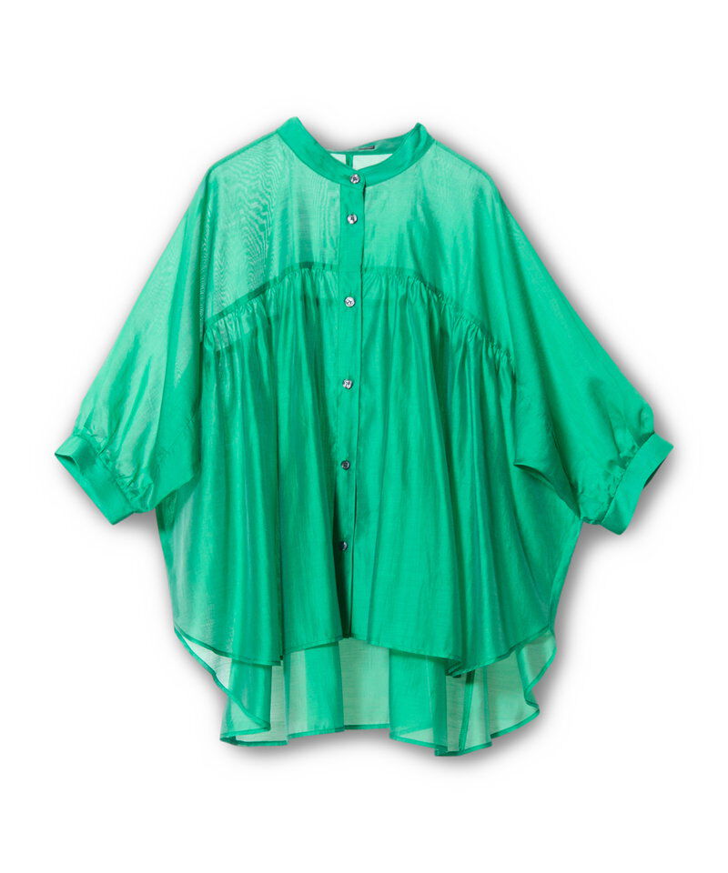  「シアードルマンギャザーブラウス」|シャツ・ブラウス|