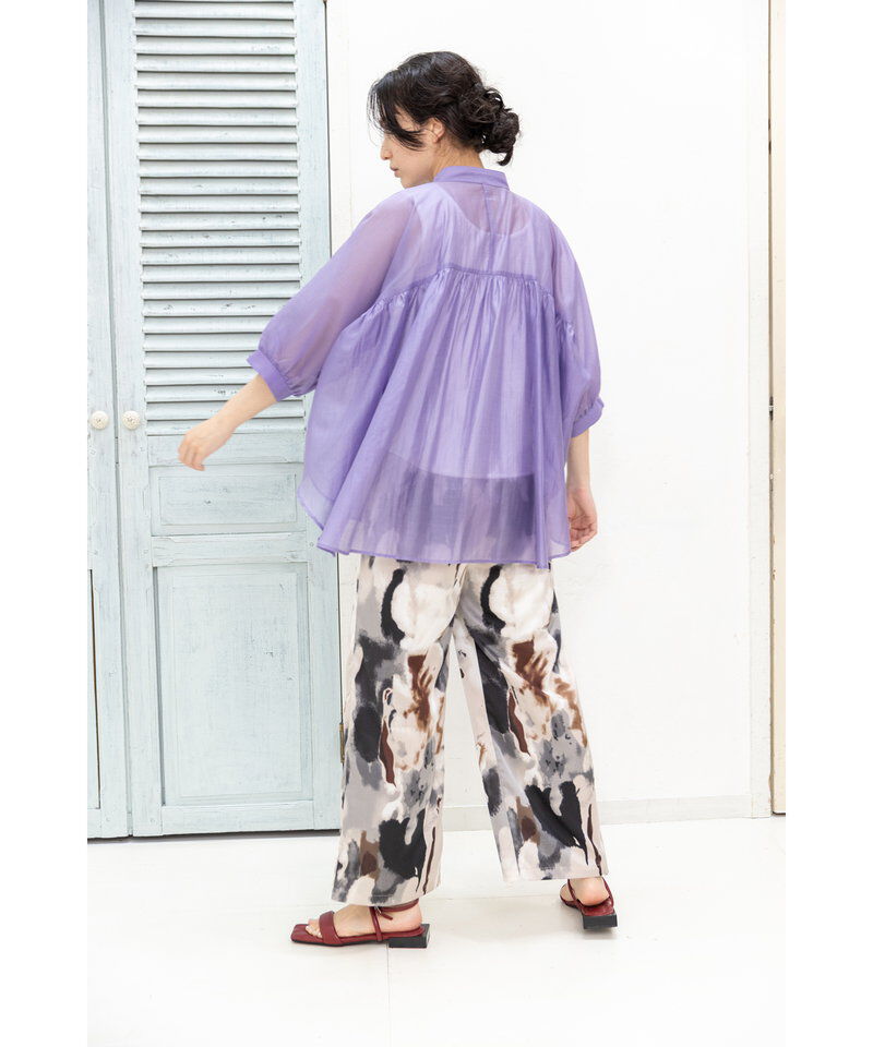  「シアードルマンギャザーブラウス」|シャツ・ブラウス|