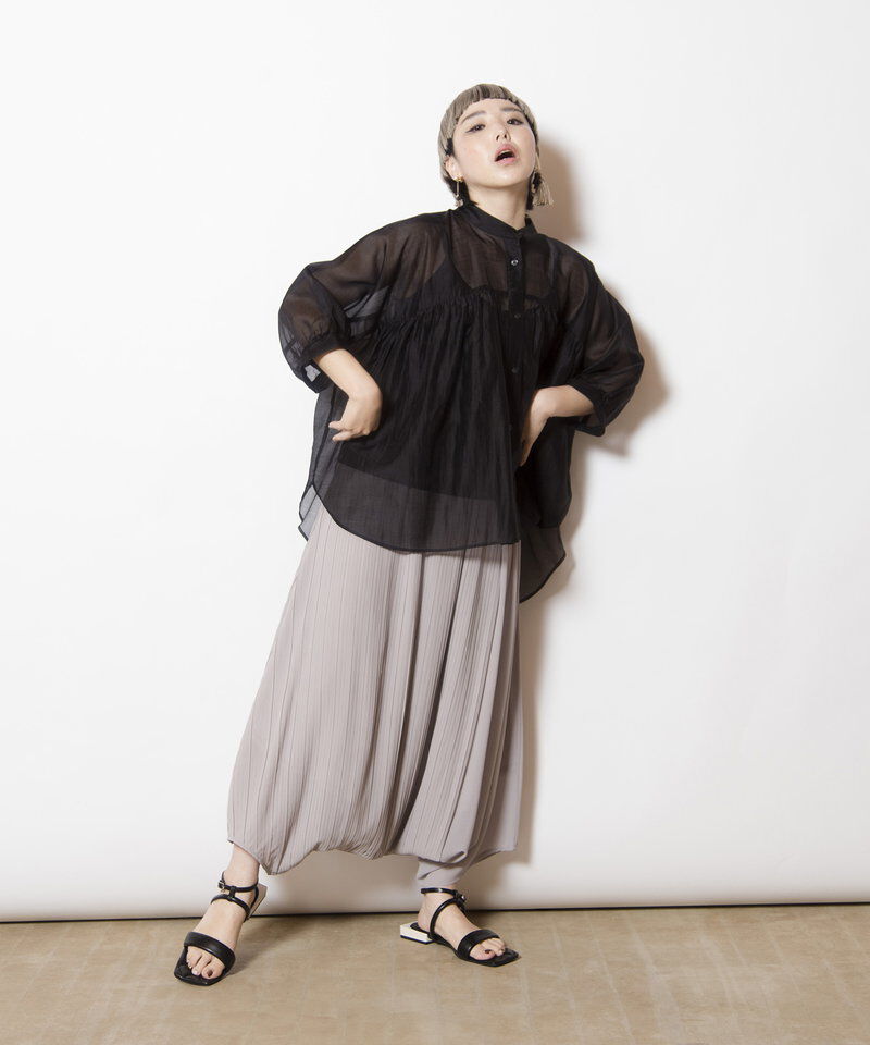  「シアードルマンギャザーブラウス」|シャツ・ブラウス|