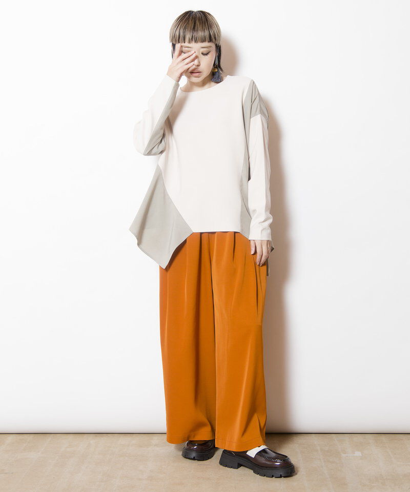  「タックワイドパンツ」|その他|
