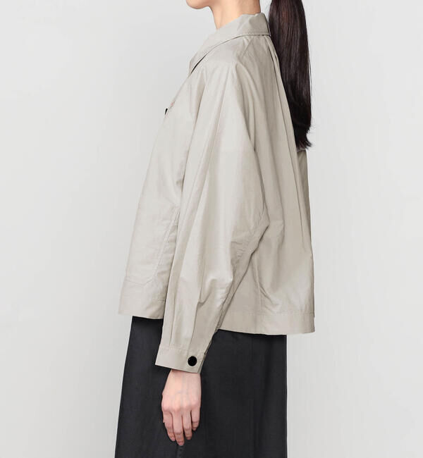 DANTON「DANTON | ナイロンタッサー ドルマンスリーブジャケット WOMEN」|テーラードジャケット|