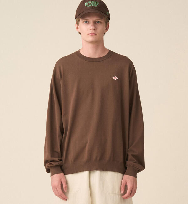 DANTON「DANTON | クルーネック 長袖Tシャツ MEN」|Tシャツ・カットソー|