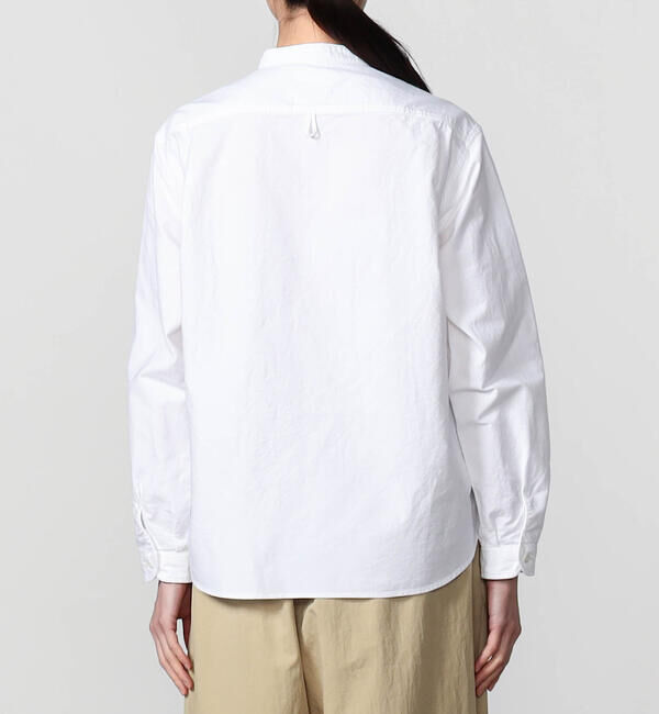 DANTON「DANTON | オックスフォード バンドカラーシャツ SOLID WOMEN」|シャツ・ブラウス|