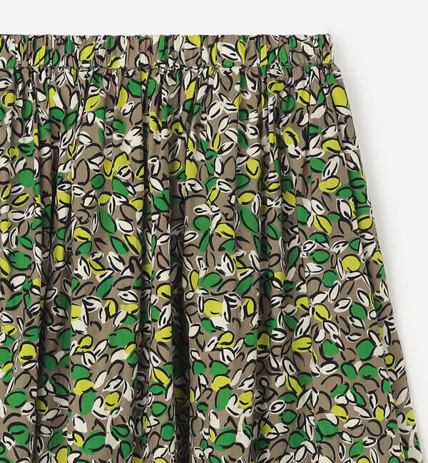 ORCIVAL「ORCIVAL | コットンポプリン プリントAラインスカート WOMEN」|スカート|