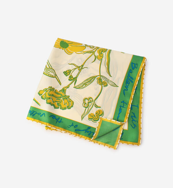  「manipuri | シルクスカーフ フローラ 65&times;65 WOMEN」|バンダナ・スカーフ|
