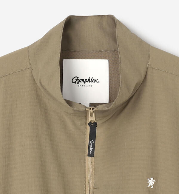 GYMPHLEX「Gymphlex | ナイロンコットン ジップジャケット MEN」|テーラードジャケット|