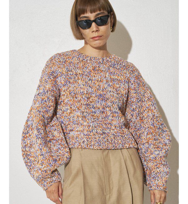 GEMINI「【GEMINI】ローゲージ2way MIXニット」|ニット・セーター|