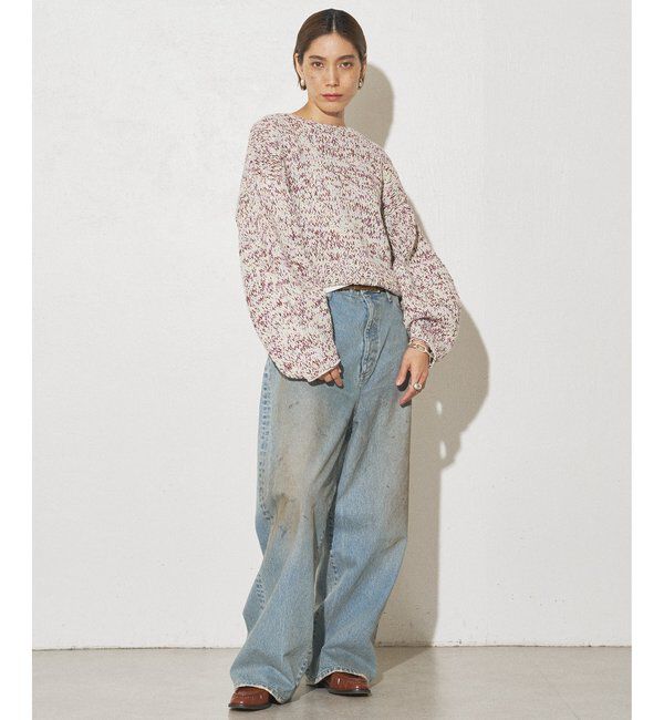 GEMINI「【GEMINI】ローゲージ2way MIXニット」|ニット・セーター|