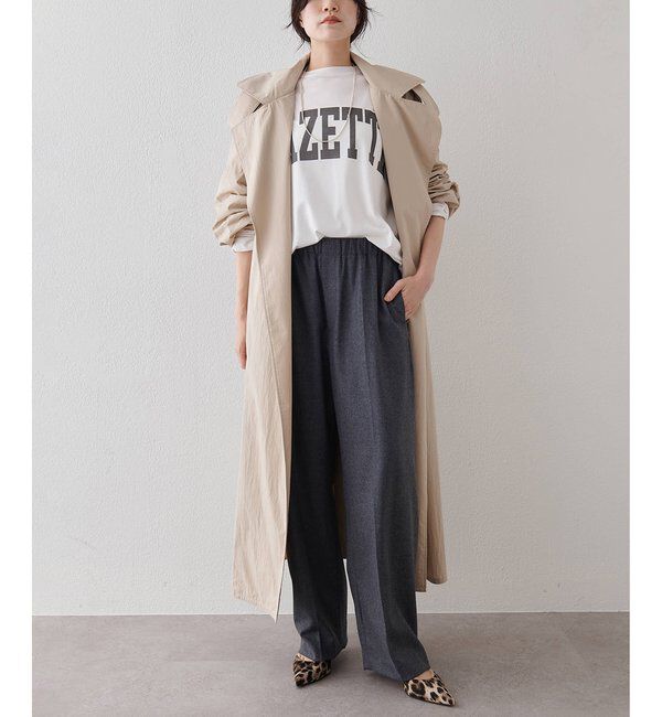  「GAZETTEロングTシャツ」|Tシャツ・カットソー|