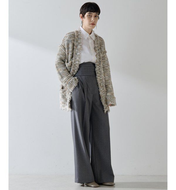  「ミックスヤーンニットツイードジャケット」|その他|