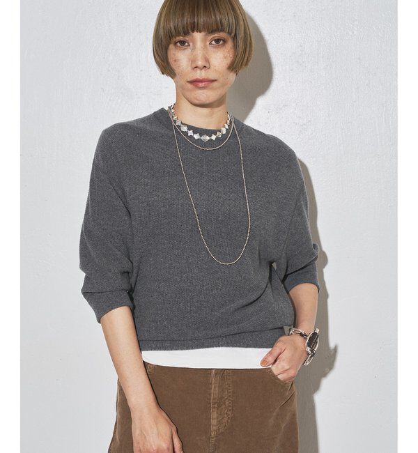 GEMINI「【GEMINI】ニット」|ニット・セーター|グレー