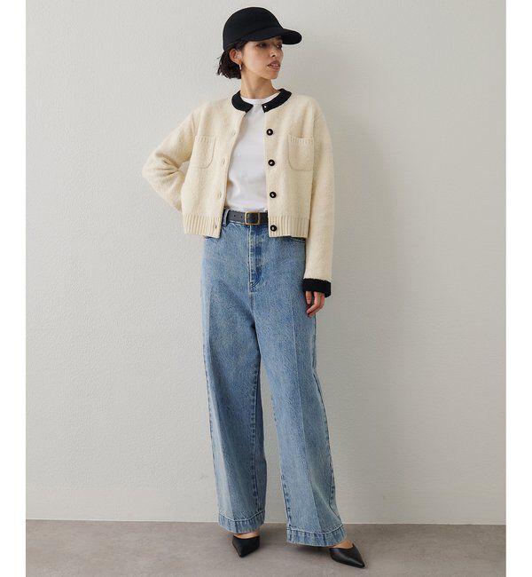  「ブークレーニットジャケット」|ニット・セーター|