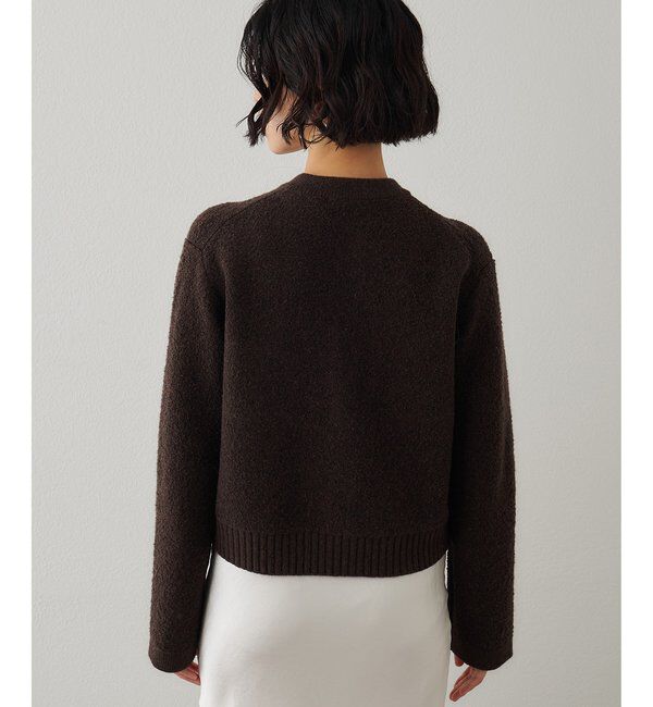  「ブークレーニットジャケット」|ニット・セーター|